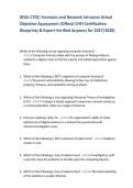 WGU C702 Forensics and Network Intrusion Objective Assessment Study Guide 2027&sol;2028 &vert; CHFI-Aligned Practice Questions & Explanations