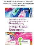COMPLETE Elaborated Test Bank for Davis Advantage for Townsend's Psychiatric Mental Health Nursing 11th Edition by Karyn I&period; Morgan &vert; All Chapters 1&ndash;37 &vert; Instant Download