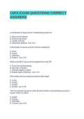 CSFA EXAM QUESTIONS CORRECT ANSWERS