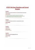 JR 201 Hip Exam Questions and Correct Answers&period;