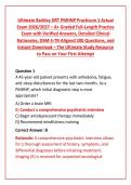 Ultimate Barkley DRT PMHNP Practicum 1 Actual Exam 2026&sol;2027 &ndash; A&plus; Graded Full-Length Practice Exam with Verified Answers&comma; Detailed Clinical Rationales&comma; DSM-5-TR-Aligned 200 Questions&comma; and Instant Download &ndash; The Ultimate Study Resource to Pass on Your Firs