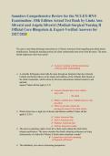 Saunders NCLEX-RN Review 10th Edition Medical-Surgical Nursing II Practice Exam