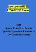 cee cee &ndash; IAHSS ADVANCED Exam Study Guide &vert; Practice Questions&comma; Answers & Healthcare Security Certification Review