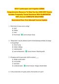 CR-21 Landscapes and Irrigation AZROC  &NewLine;Comprehensive Resource To Help You Ace 2026-2027 Exams &NewLine;Includes Frequently Tested Questions With ELABORATED &NewLine;100&percnt; Correct COMPLETE SOLUTIONS &NewLine;Guaranteed Pass First Attempt&excl;&excl; Current Update&excl;&excl;