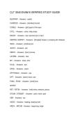 CLT 3040 EXAM 6 VERIFIED STUDY GUIDE