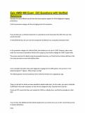 Epic AMB 400 Exam&lowbar;235 Questions with Verified Solutions