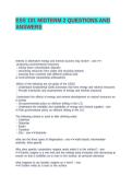 ESS 101 MIDTERM 2 QUESTIONS AND ANSWERS&period;
