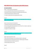 WGU D659 OA Exam Test Questions with Verified Answers and Rationales &vert; WGU D659 OA Actual Exam 2026 &vert;100&percnt; Guaranteed Pass &lpar;MOST RECENT&excl;&excl;&excl;&rpar;