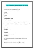 CLC 12 Exam Guide Review Questions And Answers