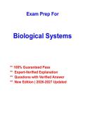 Biological Systems Study Guide 2026&ndash;2027 &vert; General Biology Review&comma; Practice Questions & Exam Prep