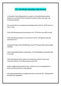 CLC Test Review Questions And Answers