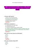 MSP &ndash; MANAGING SUCCESSFUL PROGRAMMES &vert; REAL EXAM 2026&sol;2027&vert; QUESTIONS AND VERIFIED ANSWERS LATEST VERSION