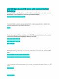 LAB400 Epic Exam 145 terms with Correct Verified Solutions&period;