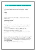 ALPP CLC Exam 2026 Certified Lactation Counselor REAL-Authentic Proctored Exam &lpar;Graded A&plus;&rpar;&comma; ALPP CLC Study Guide 2026 Questions And Answers&comma; CLC - Section 3 Questions And Answers - 100&percnt; Correct&comma; CLC 013 Services Acquisition Exam Guide Questions And Answer