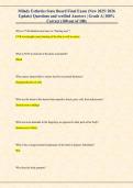 Milady Esthetics State Board Final Exam &lpar;New 2025&sol; 2026 &NewLine;Update&rpar; Questions and verified Answers &vert; Grade A&vert; 100&percnt; &NewLine; Correct &lpar;100 out of 100&rpar;
