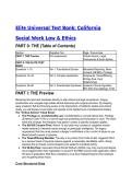 S-Tier Elite Test Bank&colon; California Social Work Law & Ethics Exam &lpar;BBS 2026&sol;2027&rpar; &vert; 44&plus; Q&A with Mentor Analysis