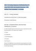 ASA 114 Cruising Catamaran Certification Exam V1 Actual 2025&sol;2026 with Detailed Rationales &vert; 100&percnt; Verified &vert; Pass Guaranteed &ndash; A&plus; Graded