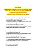 WSET Diploma  &NewLine;Comprehensive Resource To Help You Ace 2026-2027 Exams &NewLine;Includes Frequently Tested Questions With ELABORATED &NewLine;100&percnt; Correct COMPLETE SOLUTIONS &NewLine;Guaranteed Pass First Attempt&excl;&excl; Current Update&excl;&excl;