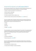 Nursing Final Exam Questions and verified answers &commat;2026&excl;&excl;&excl;&excl;&excl;