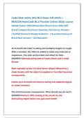 Code1Web online AHA BLS Exam A&sol;B &lpar;2025&rpar; &plus; &NewLine;BEACON HeartCode BLS Provider Online &lpar;2025&rpar; course &NewLine;review &lpar;Latest 2026 Edition&rpar; Most Recent Exam 2026-2027 &NewLine;Actual Complete Real Exam Questions And Correct Answers                &NewLine;&lpar; Verified Answers&rpar; Already