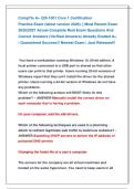 CompTia A&plus; 220-1001 Core 1 Certification                   &NewLine;Practice Exam &lpar;latest version 2026&rpar; &vert;&vert; Most Recent Exam &NewLine;2026&vert;2027 Actual Complete Real Exam Questions And &NewLine;Correct Answers &lpar;Verified Answers&rpar; Already Graded A&plus; &NewLine;&vert; Guaranteed Success&excl;&excl; Newest