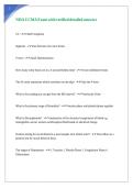 NHA CCMA Exam with verified detailed answers