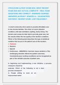 CPHQ EXAM &lpar;LATEST EXAM 2026 &rpar; MOST RECENT EXAMS 2026-2027