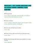 PROSTART 2 TEST PAPER QUESTIONS AND &NewLine;SOLUTIONS EXPERT VERIFIED STUDY &NewLine;CONTENT 