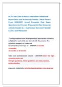 DCF Child Care 40 Hour Certification- Behavioral  &NewLine;Observation and Screening &lpar;Florida&rpar; &vert;&vert; Most Recent &NewLine;Exam 2026&vert;2027 Actual Complete Real Exam &NewLine;Questions And Correct Answers &lpar;Verified Answers&rpar; &NewLine;Already Graded A&plus; &vert; Guaranteed Success&excl;&excl; Newest &NewLine;Exam &vert;
