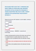 EEG BOARD PREP ASAP TEST 2 VERSIONS 2026 &NewLine;BANK COMPLETE QUESTIONS AND ANSWERS  &NewLine;ACCURATE ACTUAL EXAM WITH FREQUENTLY &NewLine;TESTED QUESTIONS AND STUDY GUIDE &sol; EXPERT &NewLine;VERIFIED FOR GUARANTEED PASS&sol;ALREADY  &NewLine;GRADED A&plus; 