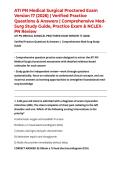 ATI PN Medical Surgical Proctored Exam Version 17 &lpar;2026&rpar; &vert; Verified Practice Questions & Answers &vert; Comprehensive Med-Surg Study Guide&comma; Practice Exam & NCLEX-PN Review
