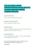 PSYC 2070 EXAM 2 KNAPP &NewLine;CERTIFICATION EVALUATION PRACTICE &NewLine;SOLUTION QUESTIONS VERIFIED &NewLine;LEARNING RESOURCE 
