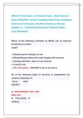 HIM 410 Final Exam  & Practice Exam &vert;&vert; Most Recent &NewLine;Exam 2026&vert;2027 Actual Complete Real Exam Questions &NewLine;And Correct Answers &lpar;Verified Answers&rpar; Already &NewLine;Graded A&plus; &vert; Guaranteed Success&excl;&excl; Newest Exam &vert;            &NewLine;Just Released&excl;&excl; 