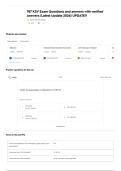 787 KSV EXAM WITH CORRECT ACTUAL QUESTIONS AND CORRECTLY WELL DEFINED ANSWERS LATEST ALREADY GRADED A&plus;