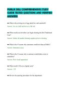 PUBLIX DELI CERTIFICATION &NewLine;EVALUATION FULL QUESTIONS AND &NewLine;SOLUTIONS VERIFIED PREPARATION &NewLine;MATERIAL 