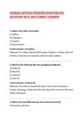GEORGIA CERTIFIED OPERATOR EXAM PRACTICE QUESTIONS WITH 100&percnt; CORRECT ANSWERS