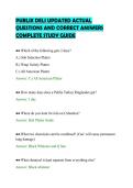 PUBLIX DELI TEST PAPER COMPLETE &NewLine;QUESTIONS AND ACCURATE ANSWERS &NewLine;PREMIUM REVIEW SHEET 