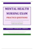 Mental Health Nursing 200 MCQ Quiz&colon; Test Your Knowledge&NewLine;&NewLine;