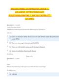 NSG5003 WEEK 3 KNOWLEDGE CHECK &ndash; ADVANCED PATHOPHYSIOLOGY QUESTIONS&ANSWERS &ndash; SOUTH UNIVERSITY &lpar;A GRADE&rpar;