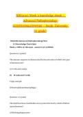 NSG5003 Week 2 knowledge check &ndash; Advanced Pathophysiology QUESTIONS&ANSWERS &ndash; South University &lpar;A grade&rpar;