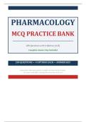 Pharmacology Complete Study  MCQ  and answers Bank&NewLine;&NewLine;
