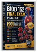 BIOD 152 Final Exam Practice Essential Human Anatomy & &NewLine;Physiology II w&sol;Lab &vert; Portage Learning 200 Questions with &NewLine;Answers & Expert Rationale 2026 Edition 