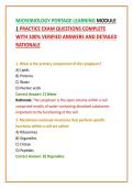 MICROBIOLOGY PORTAGE LEARNING MODULE 1 PRACTICE EXAM QUESTIONS COMPLETE WITH 100&percnt; VERIFIED ANSWERS AND DETAILED RATIONALE
