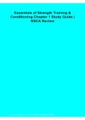 Essentials of Strength Training & Conditioning Chapter 1 Study Guide &vert; NSCA Review & Strength Training Exam Prep 2026&sol;2027