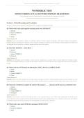 WONDERLIC TEST NEWEST 2026&sol;2027 &vert; Actual Exam 180 Questions & Answers with Rationales &vert; Pass Guaranteed - A&plus; Graded&NewLine;&NewLine;