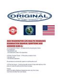 2026 WASHINGTON LIFE HEALTH INSURANCE EXAMINATION MANUAL QUESTIONS AND ANSWERS SURE A&period;pdf&NewLine;&NewLine;