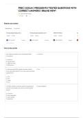 FREC 3 EXAM &vert; FREQUENTLY TESTED QUESTIONS WITH CORRECT ANSWERS &vert; BRAND NEW&excl;