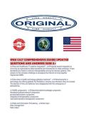 WGU C427 COMPREHENSIVE EXAMS UPDATED QUESTIONS AND ANSWERS SURE A&period;pdf