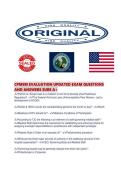 CPMSM EVALUATION UPDATED EXAM QUESTIONS AND ANSWERS SURE A&period;pdf