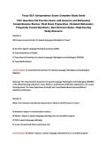 Texas SLP Jurisprudence Exam&colon; Complete Study Guide&NewLine;150&plus; Question Full Practice Exam with Answers and Rationales&vert;&NewLine;Comprehensive Review &vert; Real Exam Preparation &vert; Detailed Rationales &vert;&NewLine;Frequently Tested Questions &vert; Best Revision Notes &vert; High-Scoring&NewLine;Stud